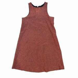 River Island Copper Shimmer Swing Dress